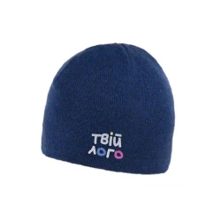 Шапка мужская coFEE Primary melange с логотипом из акрила